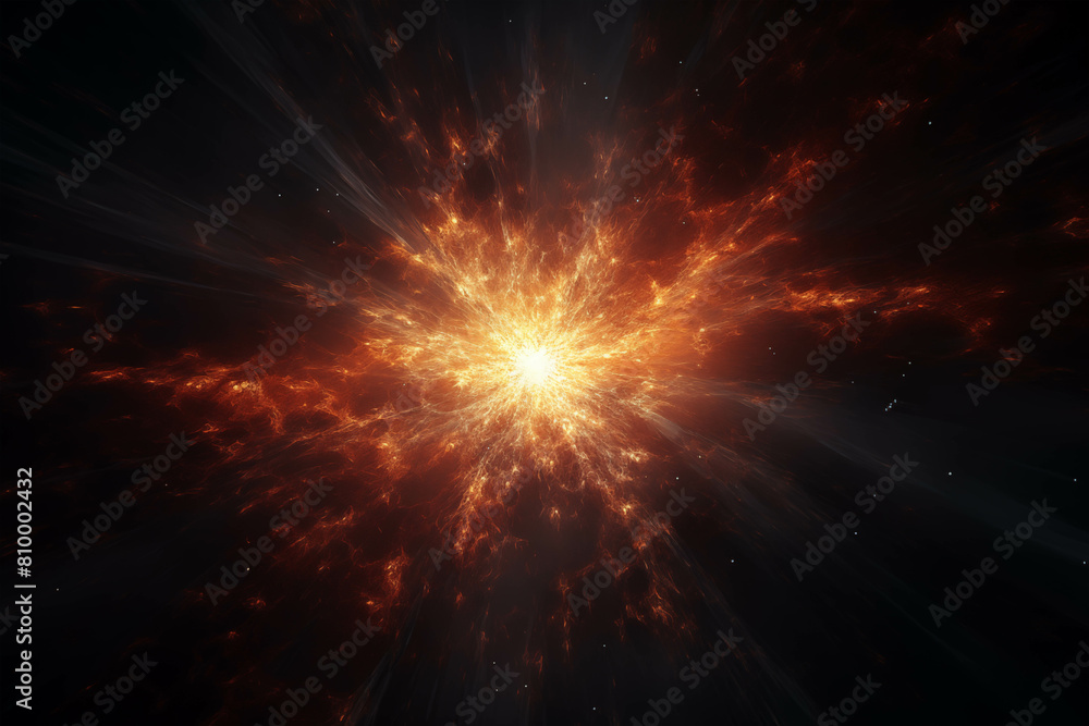 A loud flare of light from the sun resembles a star explosion. A loud flare of light from the sun resembles a star explosion.