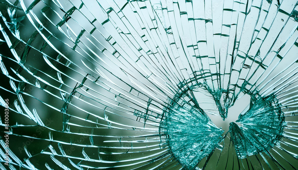 Obraz premium Broken glass background - Concept for damage