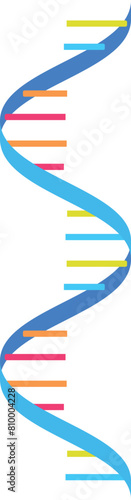 RNA design in medical, RNA scientific, RNA with Details, RNA sign molecules helix, Medical Science, Graphic geometric, Genetically modified