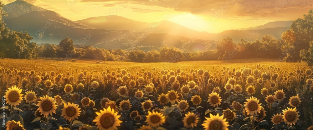 Fototapeta premium sunflower oil seeds production Bio
