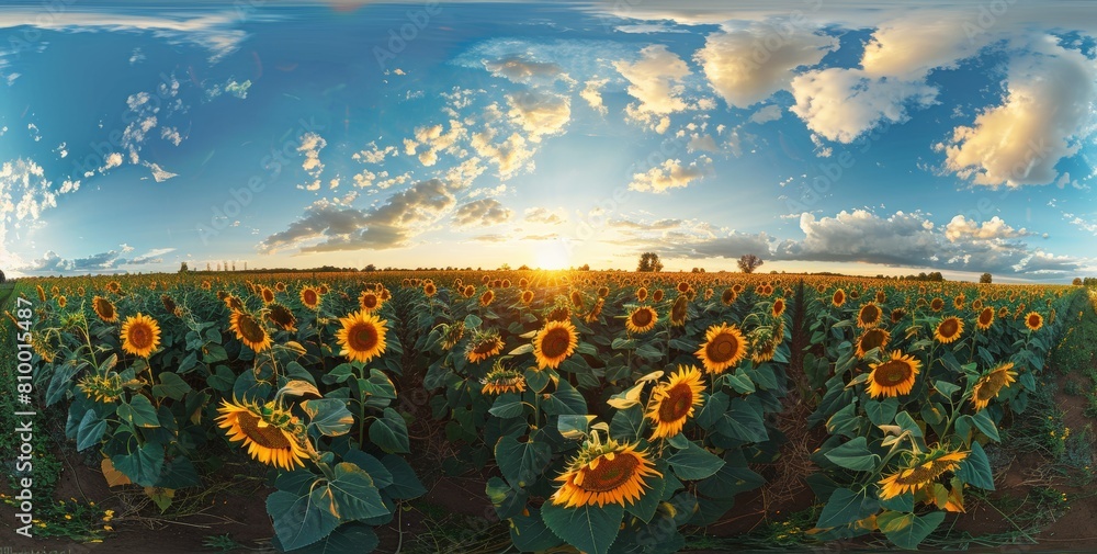 Fototapeta premium sunflower oil seeds production Bio