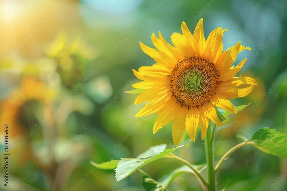 Naklejka premium sunflower oil seeds production Bio