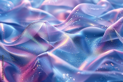  render, abstract background with blue and pink waves, wavy lines