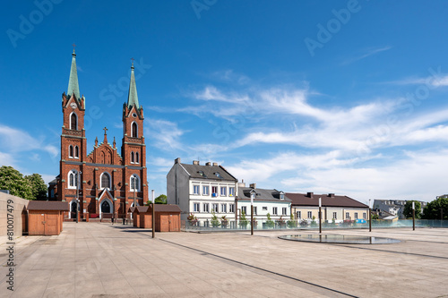 Kutno – miasto w centralnej Polsce. Plac Wolności.