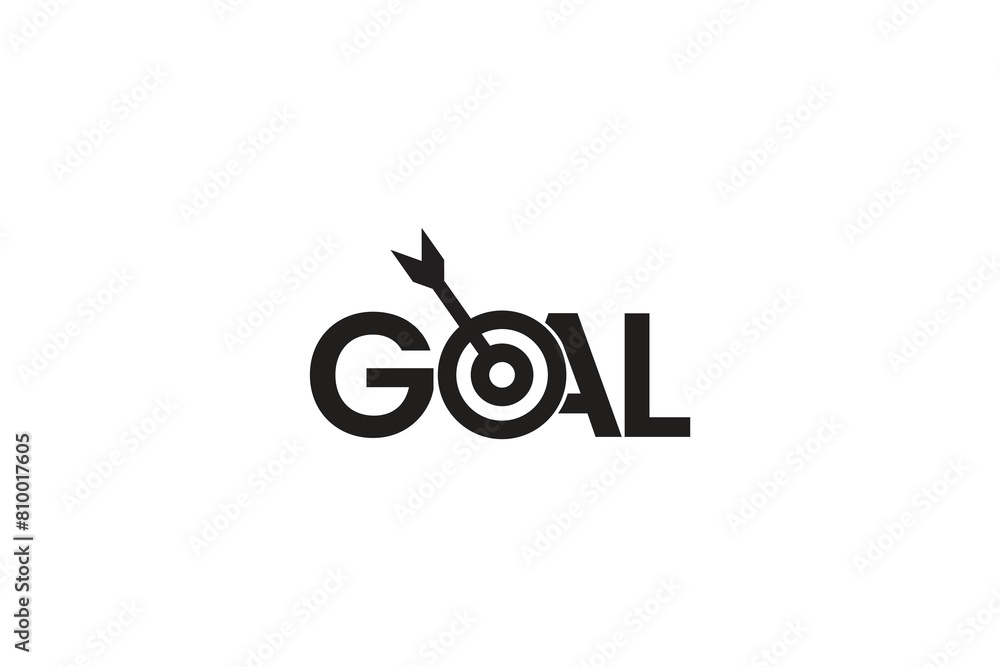 Creative Goal Logo design vector illustrator Creative Goal Logo design vector illustrator