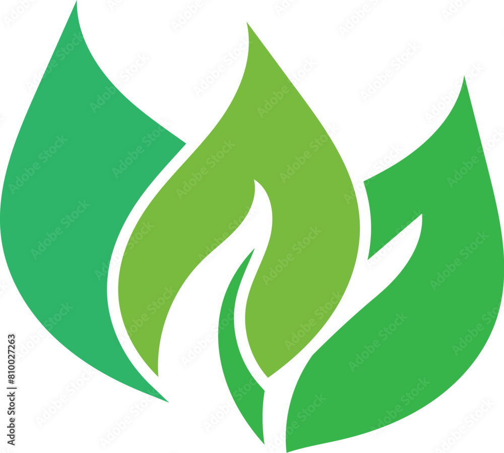Leaf Nature Logo Design Template Vector Leaf Nature Logo Design Template Vector