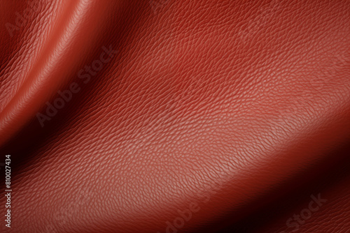 red smooth leather texture for high-end goods like handbags, shoes, and upscale upholstery. leather concept photo