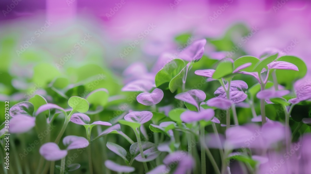 Microgreen Growth Under LED Lighting Microgreen Growth Under LED Lighting