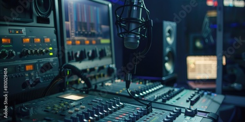 Professional recording equipment for music production