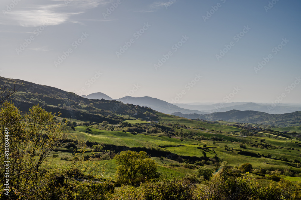 Naklejka premium Molise, Italy. Spring landscapes