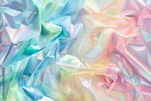 Abstract background of colored crumpled paper in pastel colors