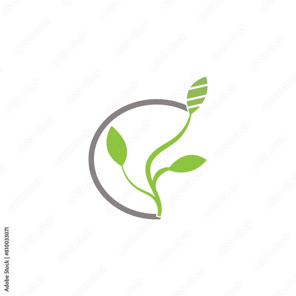 Leaf Nature Logo Design Template Vector Leaf Nature Logo Design Template Vector