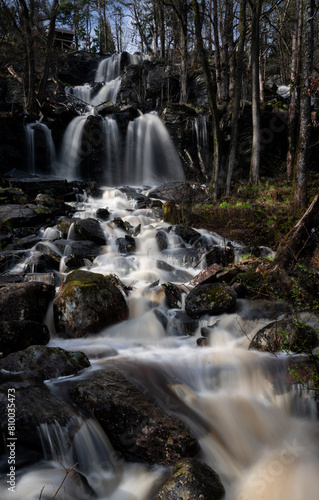 Ramhultafallet - Waterfall - Sweden photo
