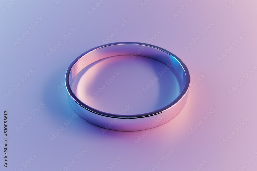Close-up shot of a ring on a vibrant purple background, perfect for jewelry ads Close-up shot of a ring on a vibrant purple background, perfect for jewelry ads