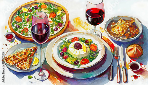 Wallpaper Mural Joyful Happiness Beach Cheers Celebration Friendship Summer Fun Dinner Concept. Torontodigital.ca