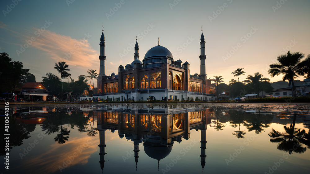 AI image generator mosque