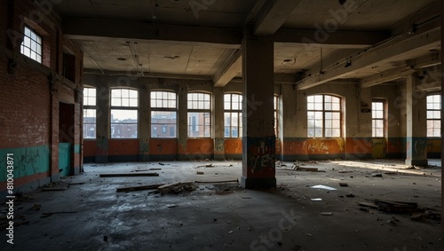 abandoned factory building