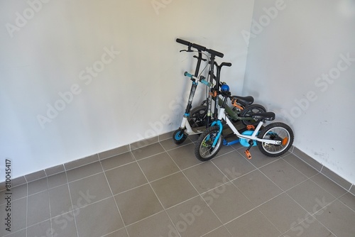 Children's bikes and scooters