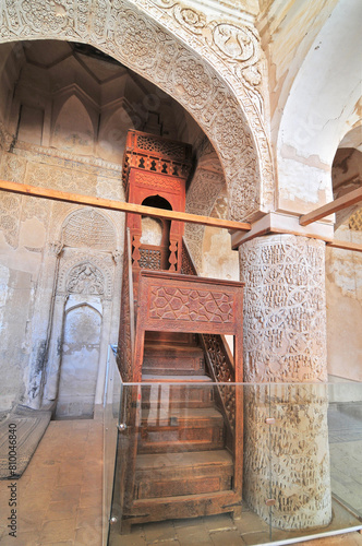 Canvastavla Interior of Jameh Mosque of Nain in Iran
