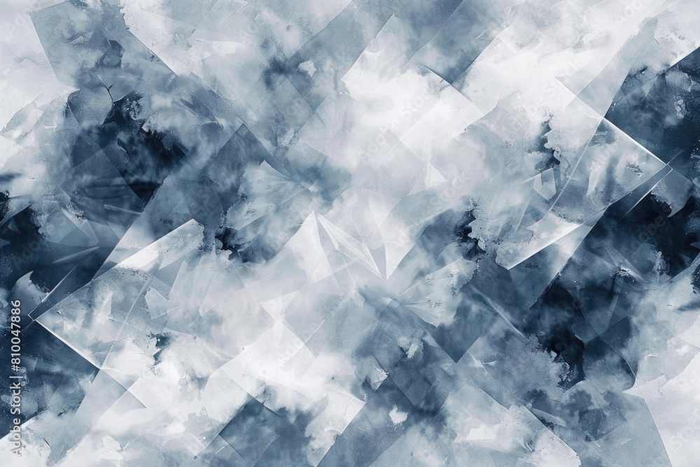 Obraz premium Abstract blue and white squares background, suitable for modern designs