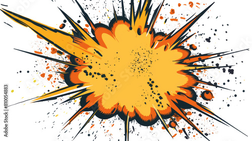 Comic Explosion Png - Comic Book Explosion Png on white background