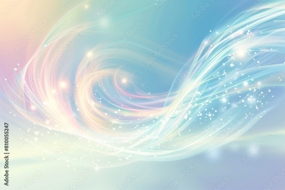 Whimsical swirls of light dancing against a gradient backdrop, reminiscent of the aurora borealis, inviting relaxation and wellness. Abstract background wallpapers Whimsical swirls of light dancing against a gradient backdrop, reminiscent of the aurora borealis, inviting relaxation and wellness. Abstract background wallpapers