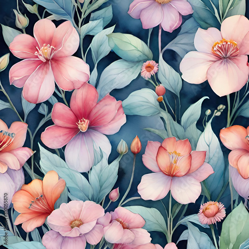 Wallpaper Mural Flower background  Torontodigital.ca