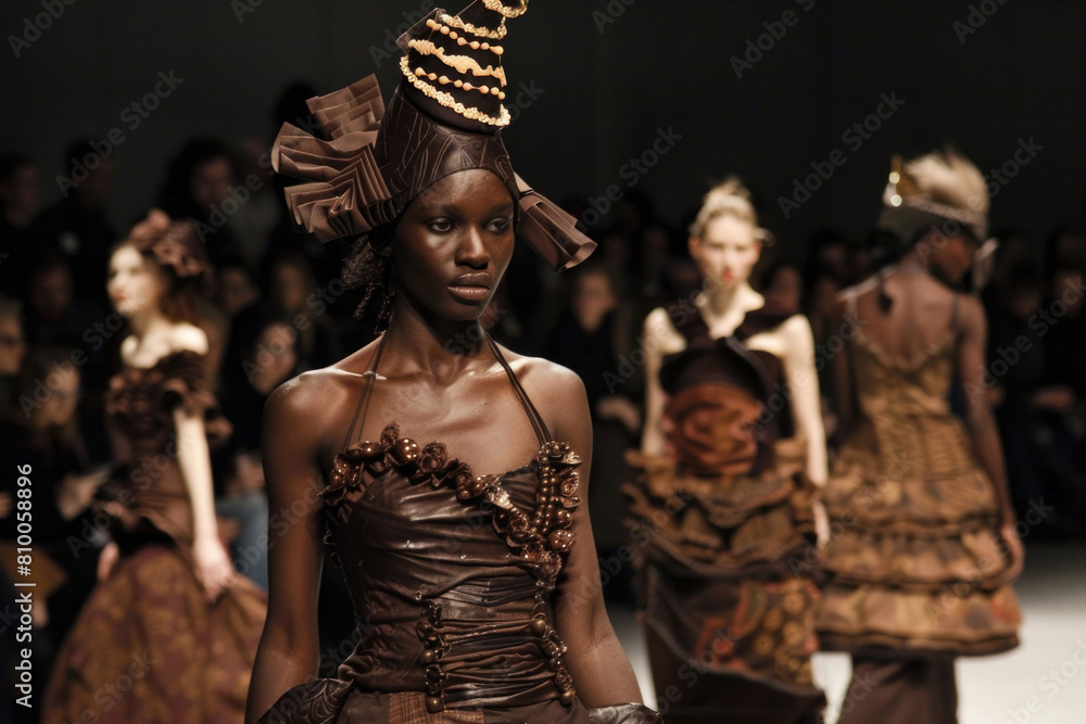 Chocolate-inspired fashion