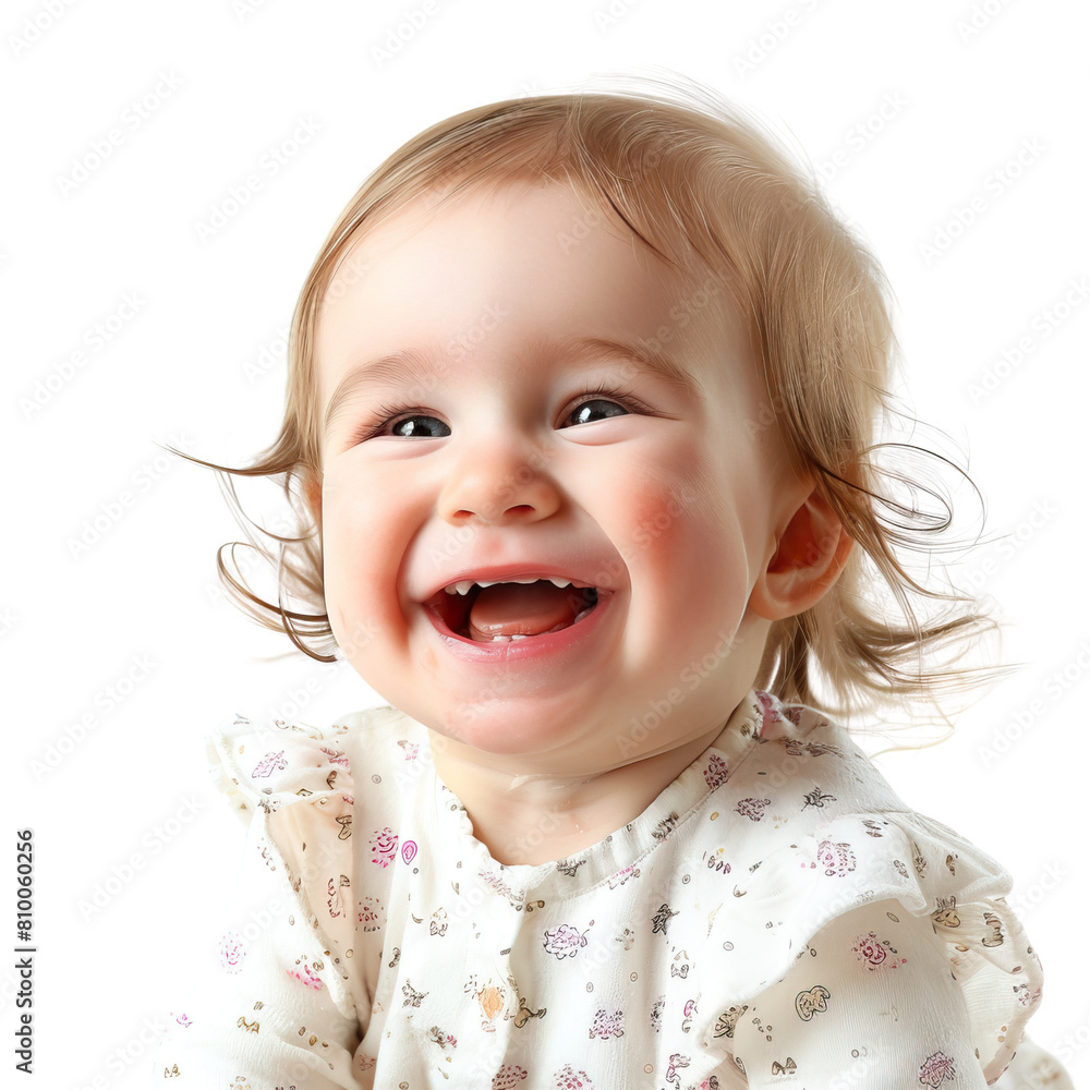 Cute smiling baby girl with blonde hair and blue eyes. Cute smiling baby girl with blonde hair and blue eyes.