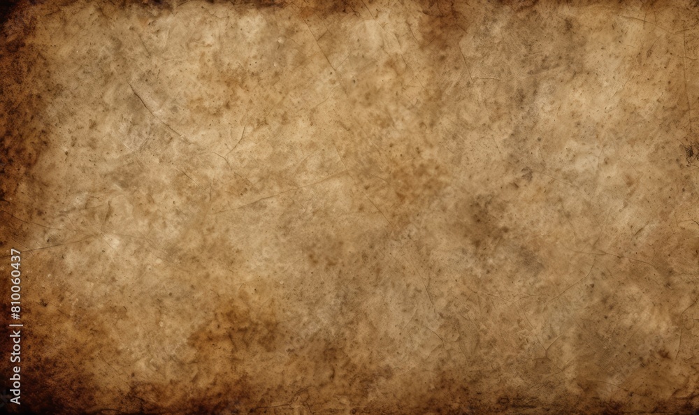 Fototapeta premium Old brown paper Vintage texture background with stains