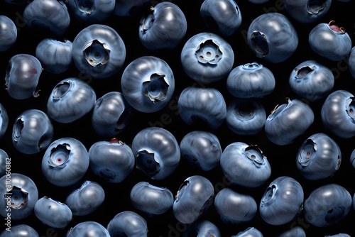 Fresh blueberries background. Top view. Fruits and summer berries