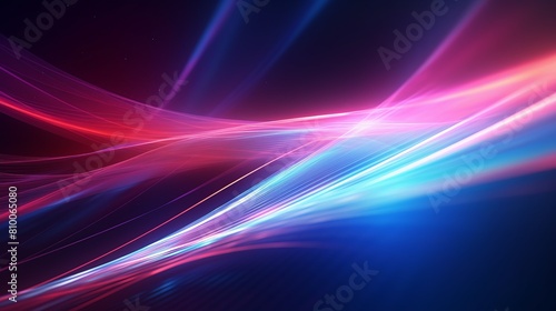  abstract wave flowing with vibrant colors photo