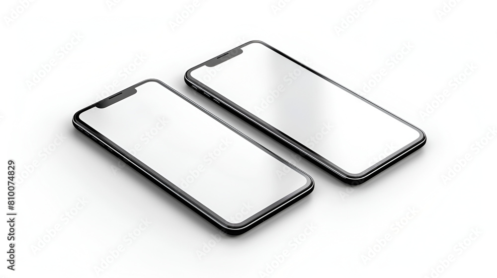 Realistic Smartphone Mockup Template ,Black mobile smartphone mockup with blank screen isolated on white background with clipping path Realistic Smartphone Mockup Template ,Black mobile smartphone mockup with blank screen isolated on white background with clipping path