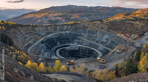 Panoramic Vista of the Gold Mine