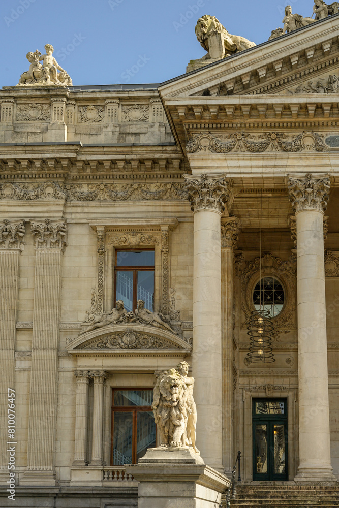 Fototapeta premium Belgium.Brussels.04.04.2024.Architectural monument in Belgium