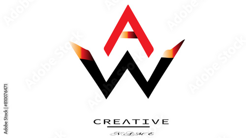 AW LOGO, PROFESSINOL DESIGN, DAWONLOUD FREE.