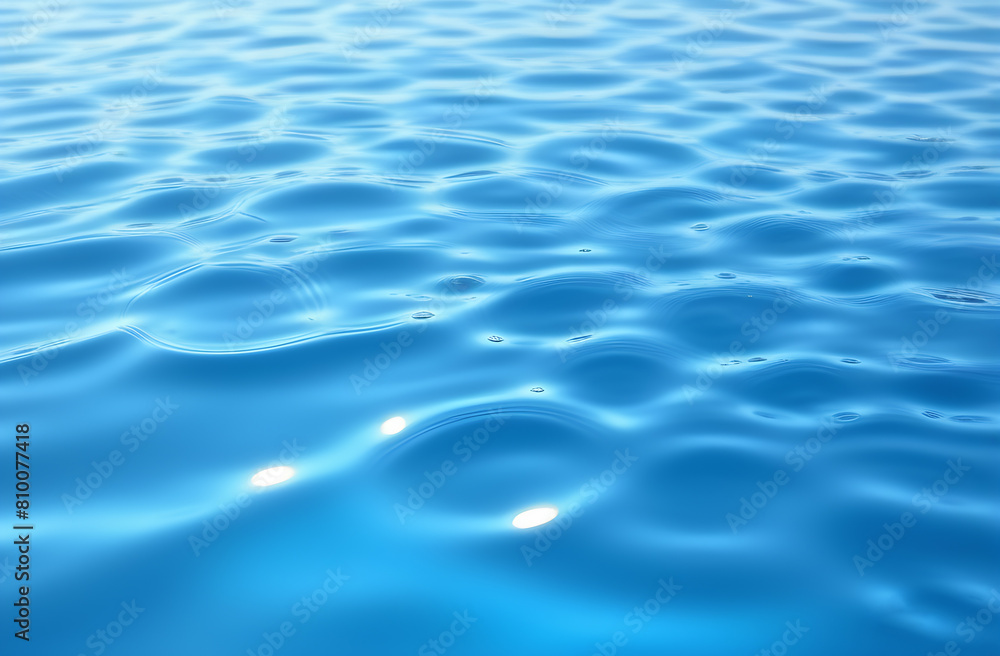 Aqua waves and coconut palm shadow on blue background. Water pool texture top view.Tropical summer mockup design. Luxury travel holiday. 3d render Aqua waves and coconut palm shadow on blue background. Water pool texture top view.Tropical summer mockup design. Luxury travel holiday. 3d render