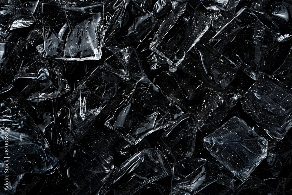ice texture on black ice texture on black