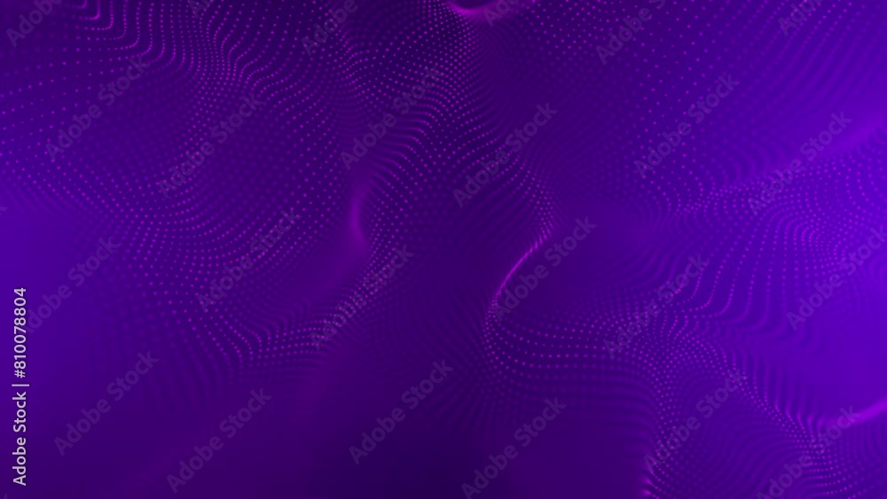 Purple Dot Grid Abstraction. Calm tech wavy pattern. Looped video. Purple Dot Grid Abstraction. Calm tech wavy pattern. Looped video.