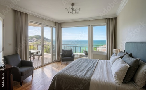Relaxing Seaside Bedroom with Ocean View © Rezhwan