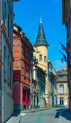 Strasbourg. Old town. Romantic streets invite you to stroll. France, Europe