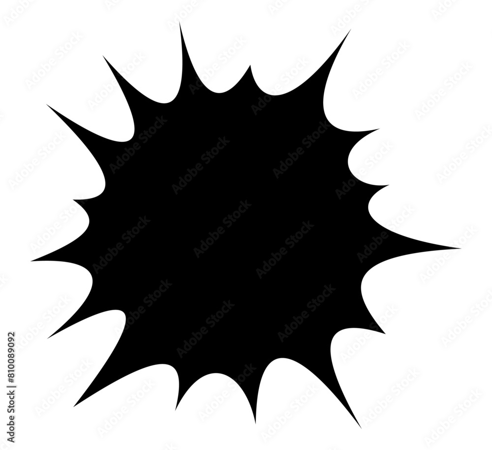 Abstract Spiky Shape Design Abstract Spiky Shape Design