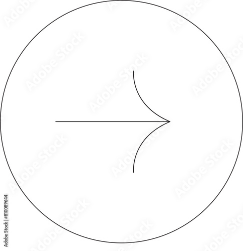Obraz na płótnie Shape, adesivo, forma de flecha, seta para o lado