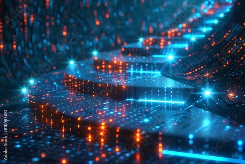 Wallpaper Mural Digital stairs symbol of growth and evolution Torontodigital.ca