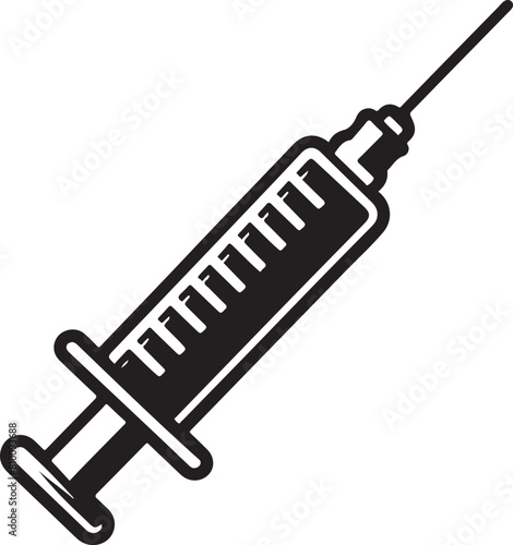 syringe with blood