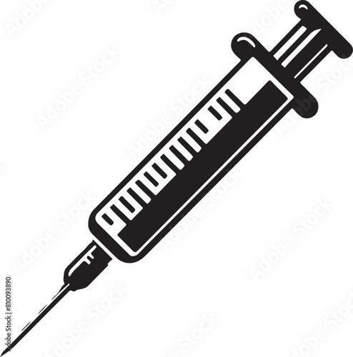 syringe with blood