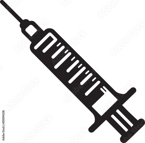 syringe with blood