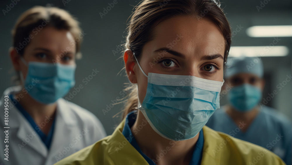 Confident expert doctor in modern hospital in uniforn, Generative AI Confident expert doctor in modern hospital in uniforn, Generative AI