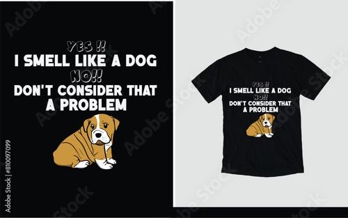 New Dog Lover T-shirt design