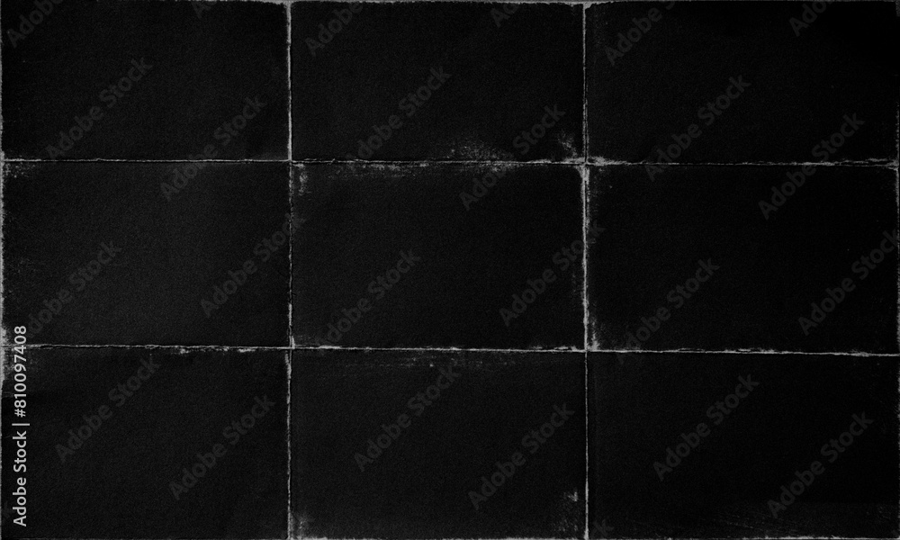 Naklejka premium Black paper texture folded